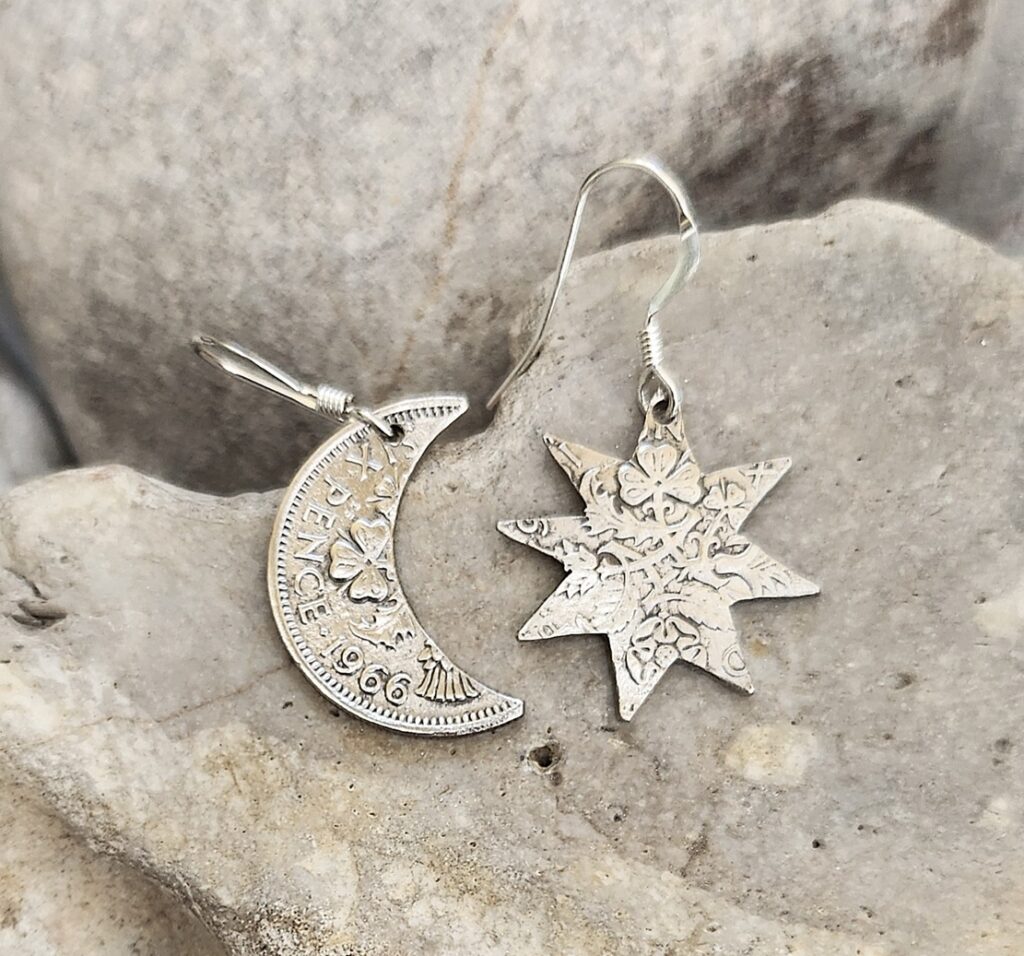 star-and-moon-sixpence-coin-earrings